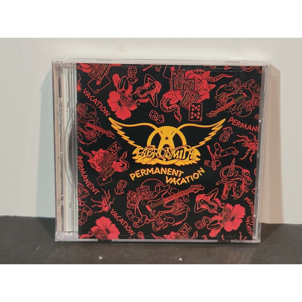 Aerosmith‎ - Permanent Vacation CD 1987 Rock Geffen Label